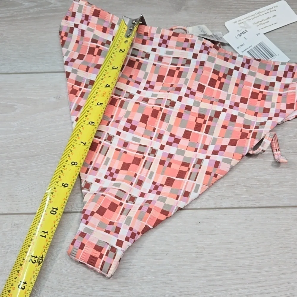 NWT L Space Women Anthropologie Joy Bottom Bitsy swim sz L